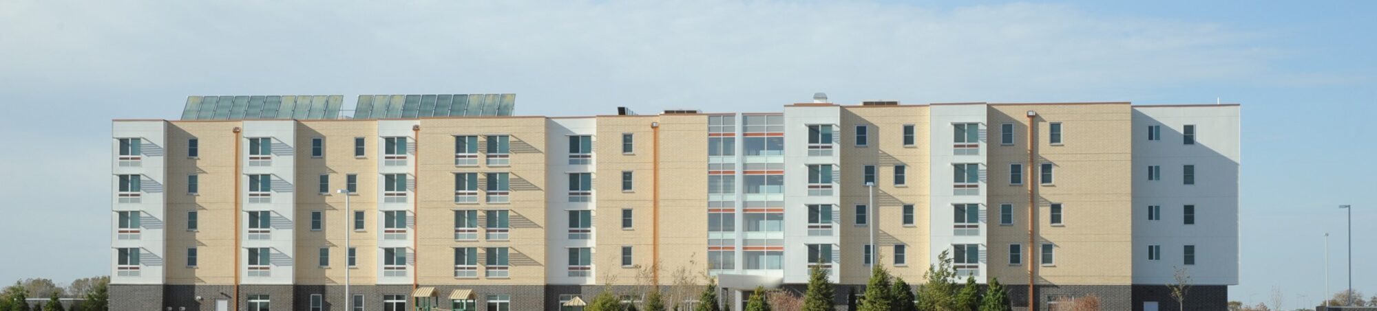 Country Club Hills Wellness Center CCHWC affordable housing external view